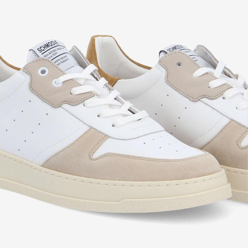 ORDER SNEAKER M - NAP/SUEDE/MESH - BLANC/MARRON